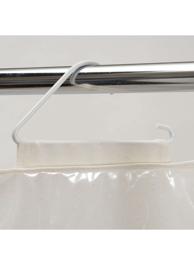 Household Essentials 311390 Hanging Shoe Storage Organizer for Closets -20 pocket - Natural Canvas - Image 5