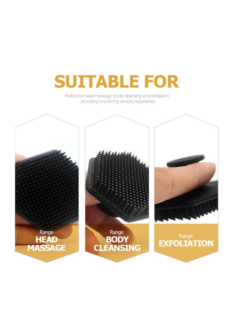 الواحة-TH عبوة واحدة من فرش وإسفنجات تنظيف الوجه، مقشر سيليكون للوجه للرجال، وسادة تقشير لطيفة وأداة تدليك، فرشاة تنظيف الوجه - تزيل الجلد الميت والجاف - Image 4