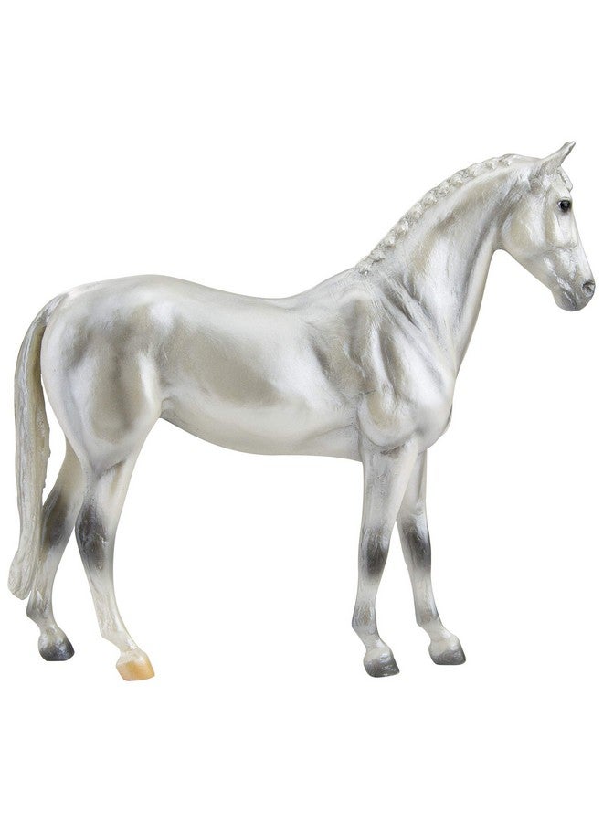 Breyer Breyer Horses Freedom Series Horse | Pearly Grey Trakehner | 9.75" x 7" | 1:12 Scale | Horse Toy | Model #960, White - Image 1