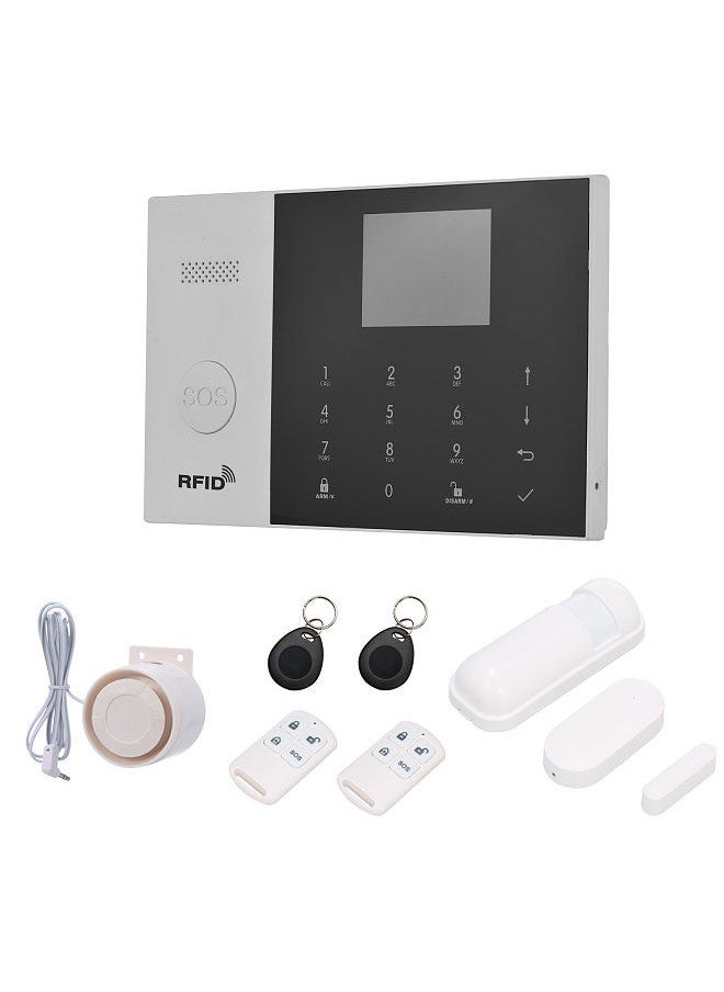 Generic - Smart Home Burglar Security Alarm System Tuya 433MHz Wireless WiFi + GSM + GPRS 3G SMS Auto-dial Alarm Security System LCD Display Door Sensor PIR Motion Sensor - Image 1