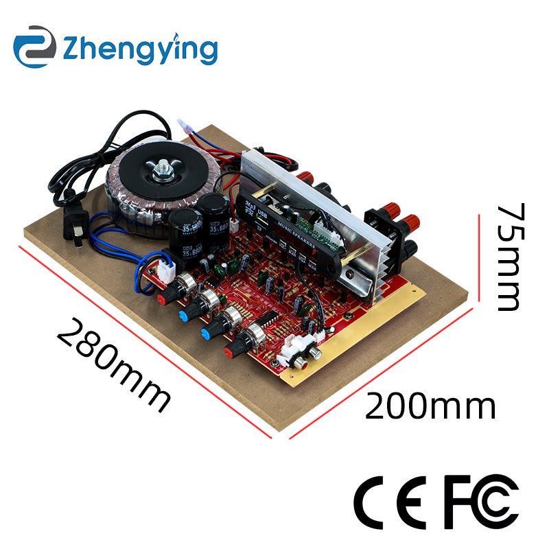 Manufacturer 220V High-Power Tube Hifi Fever-Grade Finished Product Modified Home Car Bluetooth Amplifier Board - Image 2