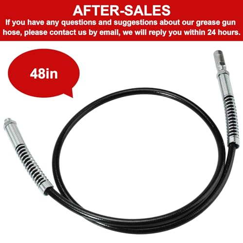 VIDABTE 49162647 Grease Gun Hose for Milwauke 244620 264620 M18 Fuel 48 Grease Gun Replacement Hose With Grease Gun Tip - Image 3