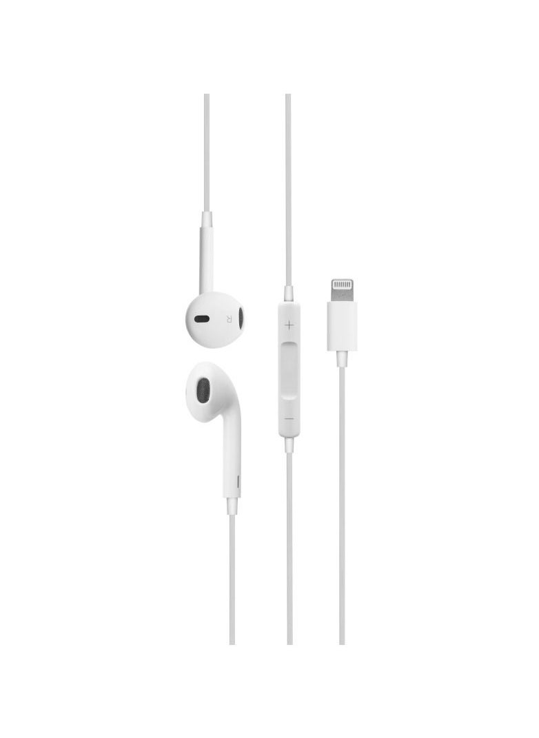 DCU TECNOLOGIC DCU Lightning Earphones for iPhone/iPad with Mic, Premium quality stereo, crystal clarity sound, white  - Image 1