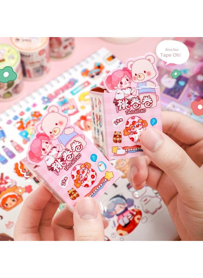 Bluejw Cartoon Cute Tape Sticker Roll New Online Red Hand Account Decorative Sticker Suit Diy Hand Account Creative Material - Image 5