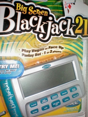 Radica Big Screen Blackjack 21 Big Screen Blackjack21 Play Vegas or Face Up Parlay Bet 1 or 2 Players by Radica - Image 2