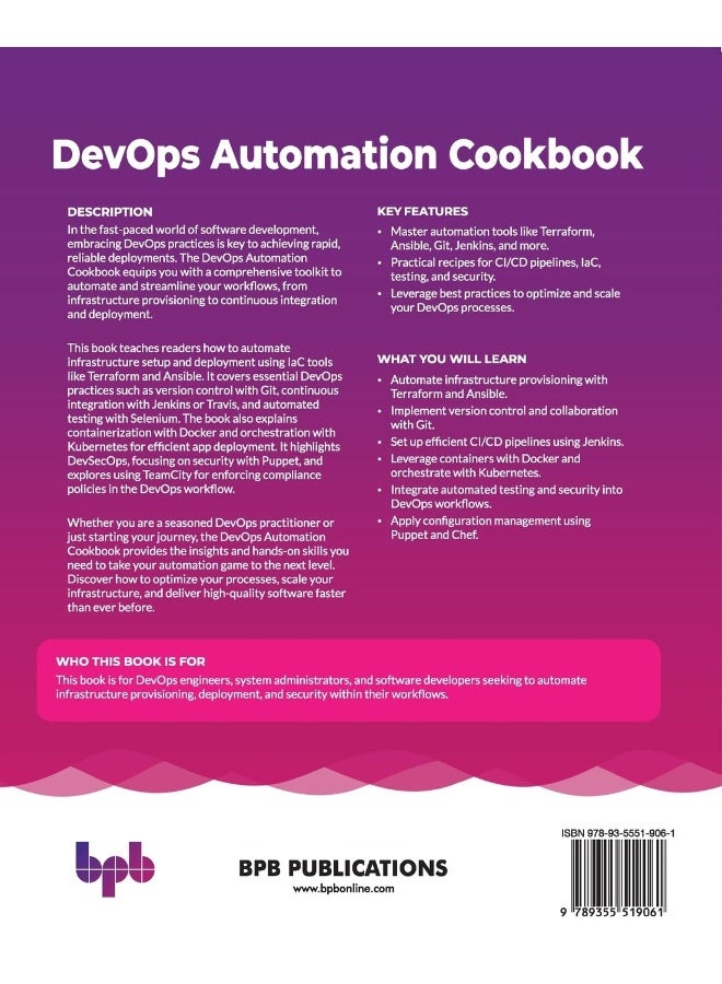 DevOps Automation Cookbook: Harness the power of DevOps with 125+ automation r - Image 5