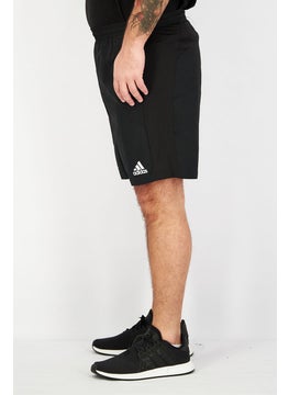 Adidas Men Sportswear Fit Brand Logo Training Shorts, Black  - Image 4