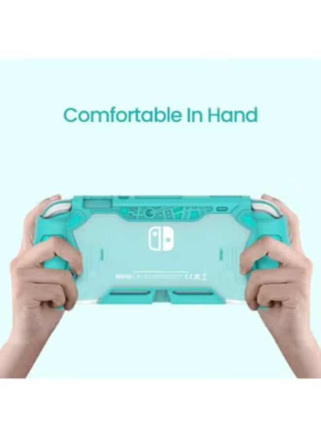 fantasize Smart Switch Lite Protective Case for Nintendo, Daily Gift Ergonomic Sturdy Full Protection Gift Idea with Thumb Grip Caps Sturdy Lite Case Full Protection Case for Family Happy Hours - Image 5