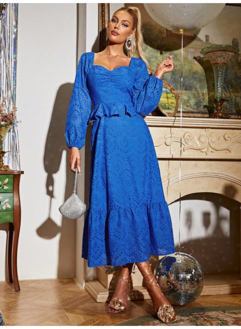 SIMPLEE Women's Summer Elegant DressLight & Comfortable Lightweight Cotton Blend Perfect for Outings 