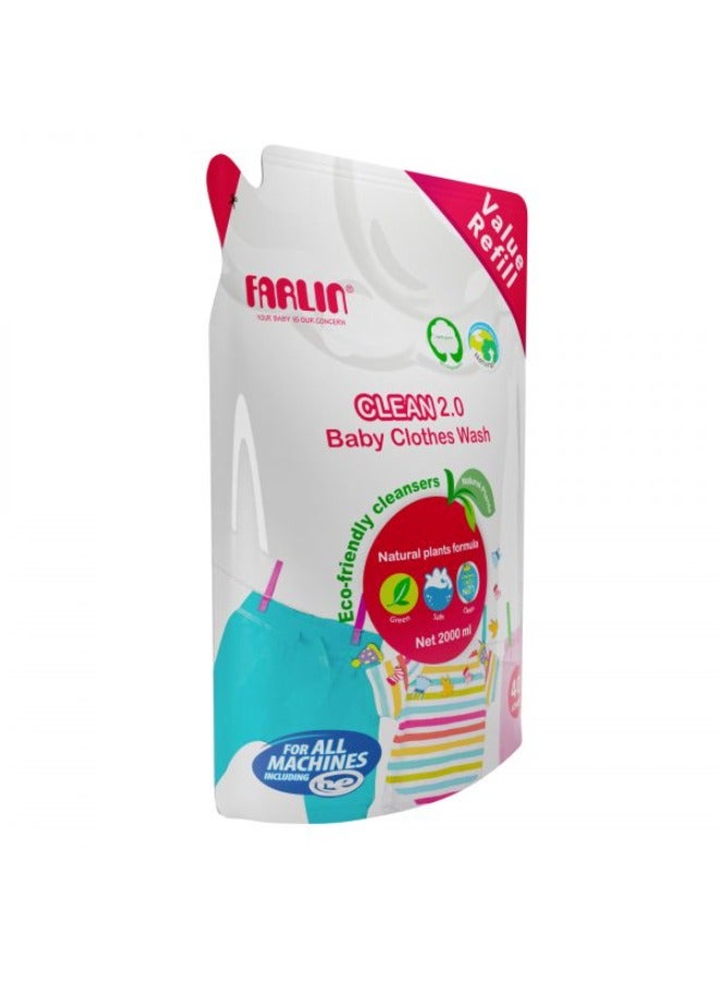 FARLIN منظف ملابس الأطفال 2000 مل إعادة تعبئة - Image 2