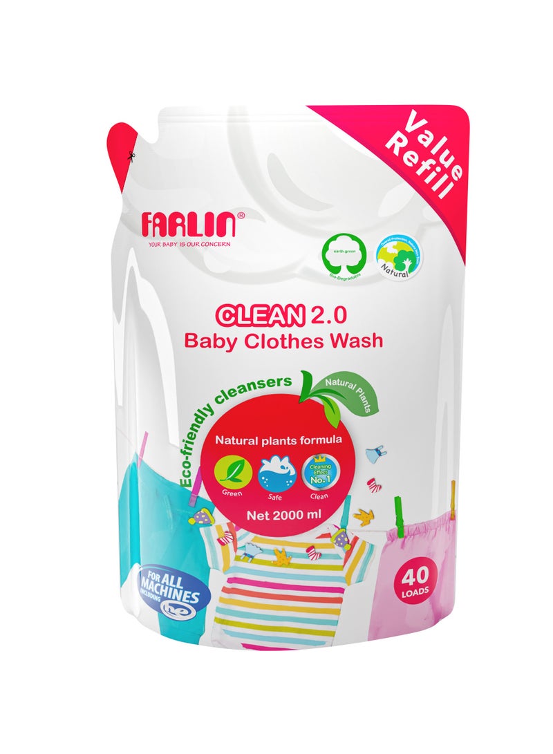 FARLIN منظف ملابس الأطفال 2000 مل إعادة تعبئة - Image 1