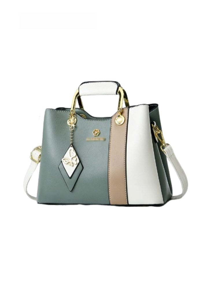SHABILI Women's Fashion Luxury Shoulder Bags, Ladies Designer Contrast Color Handbag Tote Bags Clutch Bag, Butterfly Charm Crossbody Bag Satchel Bag Beach Bag Carry Bag for College Students and Teenagers - Image 1
