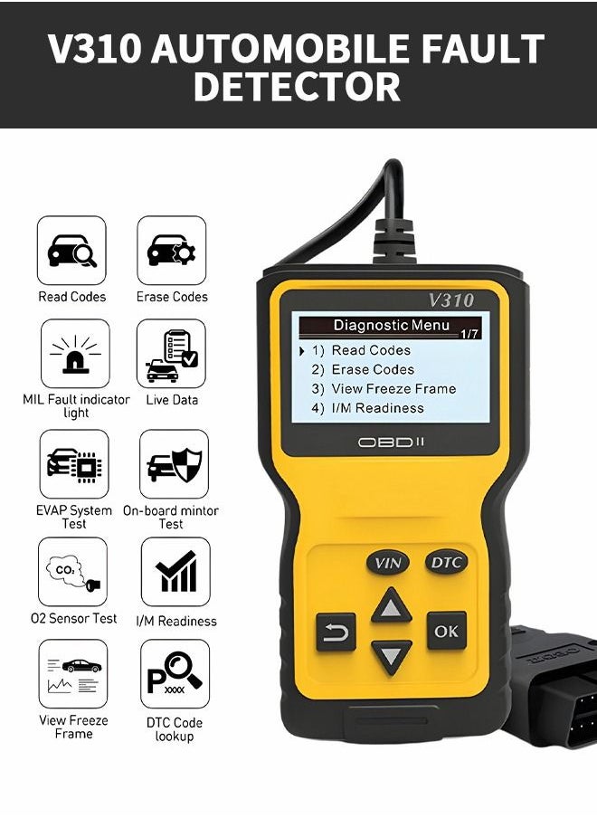 GROIC - Car OBD2 Scanner Code Reader,Professional Auto Engine Fault Code Read/Clear Scanner,CAN Diagnostic Scan Tool,Automobile Repair Tools - Image 1