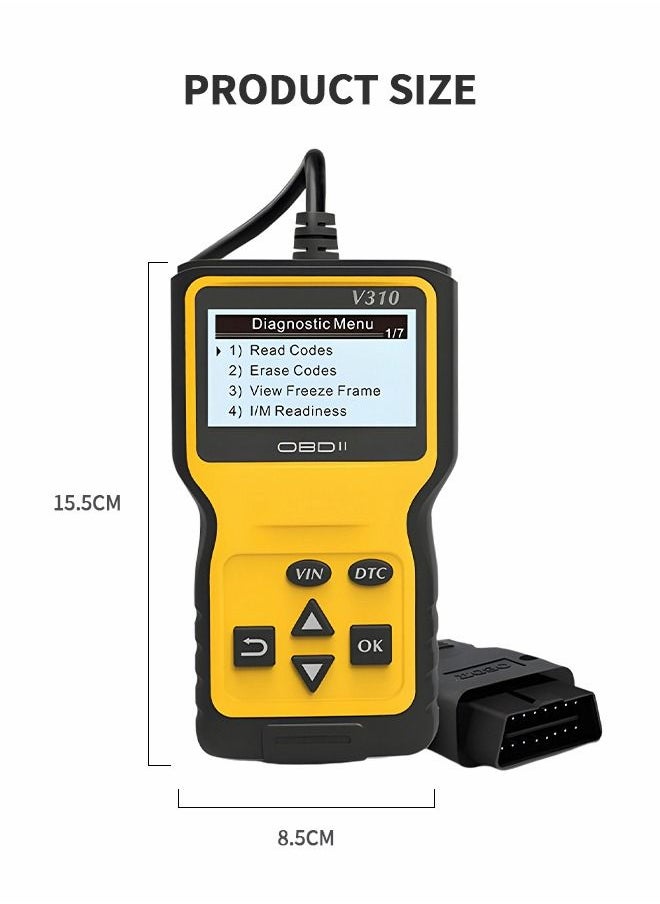 GROIC - Car OBD2 Scanner Code Reader,Professional Auto Engine Fault Code Read/Clear Scanner,CAN Diagnostic Scan Tool,Automobile Repair Tools - Image 1