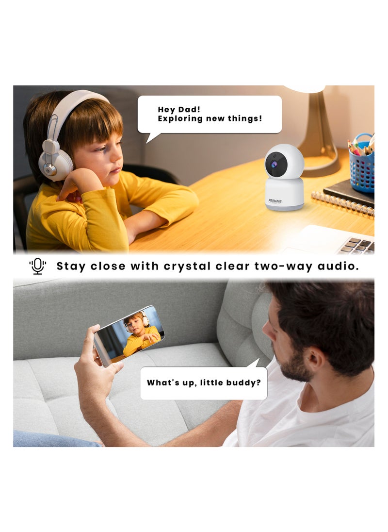 PROMAGE - Promage PC-I232-WL Smart Camera: Crystal-Clear 3MP Visuals, Wide PTZ Viewing, and Seamless WiFi Connectivity for Ultimate Home Security - Image 1
