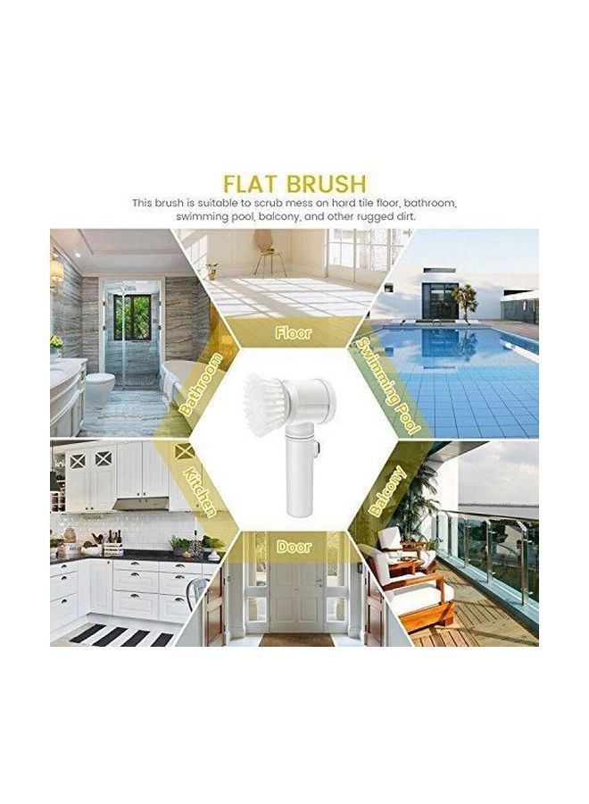 NIBEMINENT Wireless Electric Magic Cleaning Brush White - Image 3