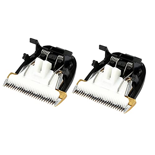 Rinakou 2 Pack Replacement Hair Clipper Timmer Blade Fit For Codos CP-9600 CP-9580 CHC-960 - Image 1