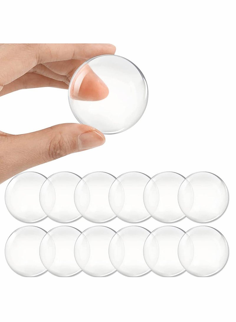 12 PCS Silicone Door Stopper Wall Protectors for Protecting Wall Door Handle Refrigerator Door - Image 1