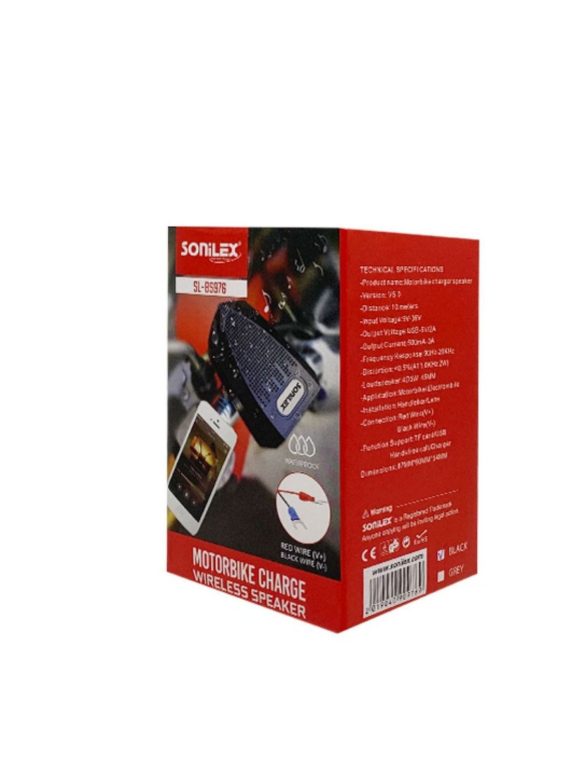 SOniLEX Motorbike Charger Wireless Speaker SL-BS976 - Image 2