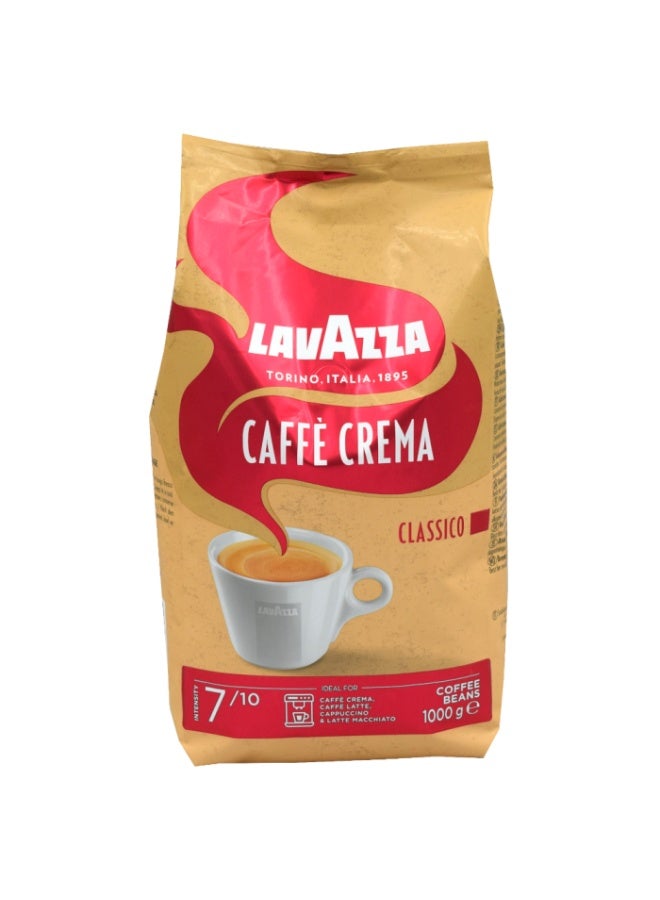Lavazza | Caffè Crema | Classico | Whole Coffee Beans | 1Kg | Medium Roast | Intensity 7/10 | Smooth & Rich Aroma - Image 3