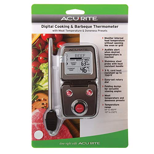 AcuRite 00277 Digital Cook Thermometer,Black - Image 3