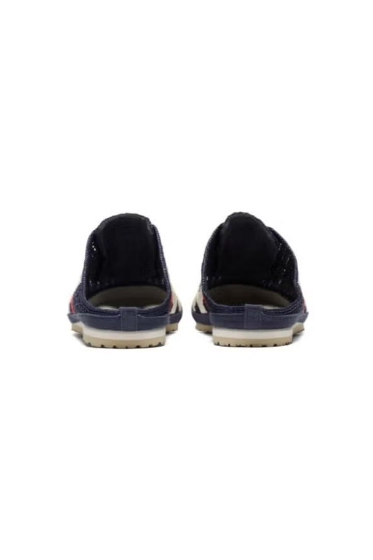 Onitsuka Tiger MEXICO 66 SABOT Summer Casual Slide Sandals - Navy Blue/White/Red - Image 3