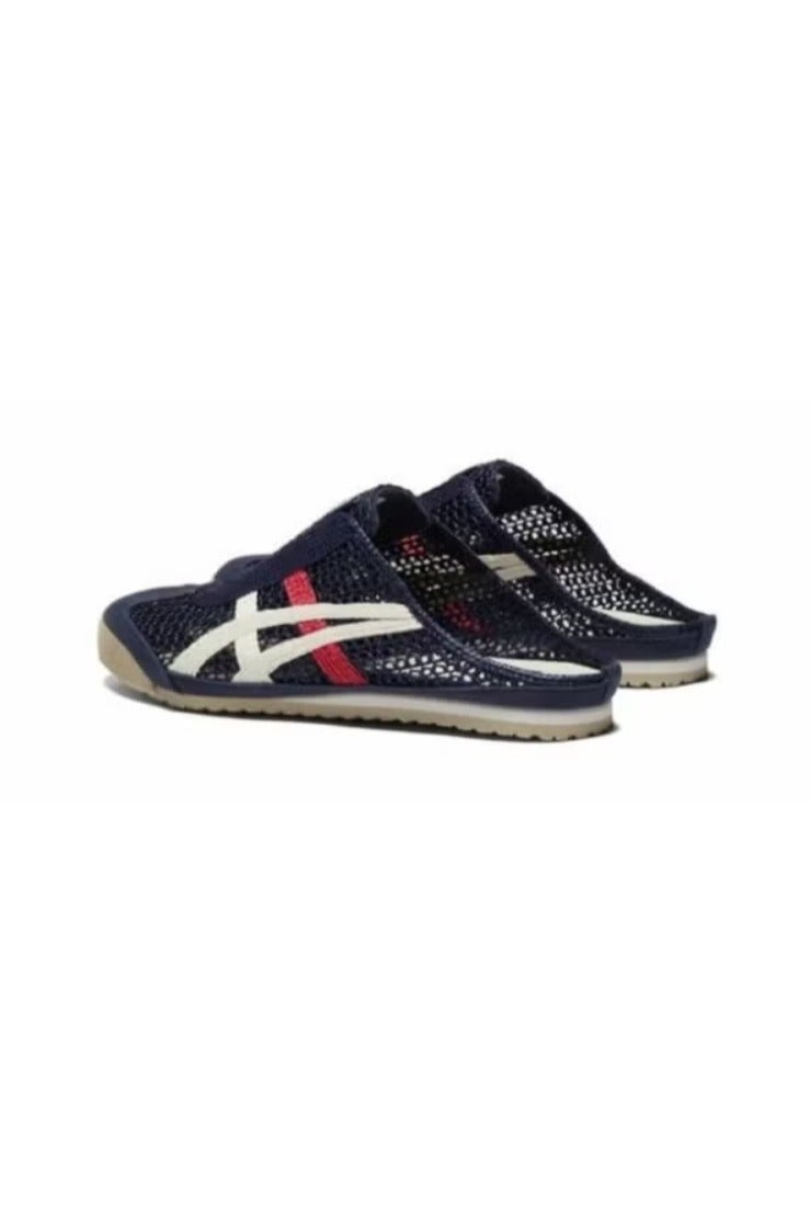 Onitsuka Tiger MEXICO 66 SABOT Summer Casual Slide Sandals - Navy Blue/White/Red - Image 5