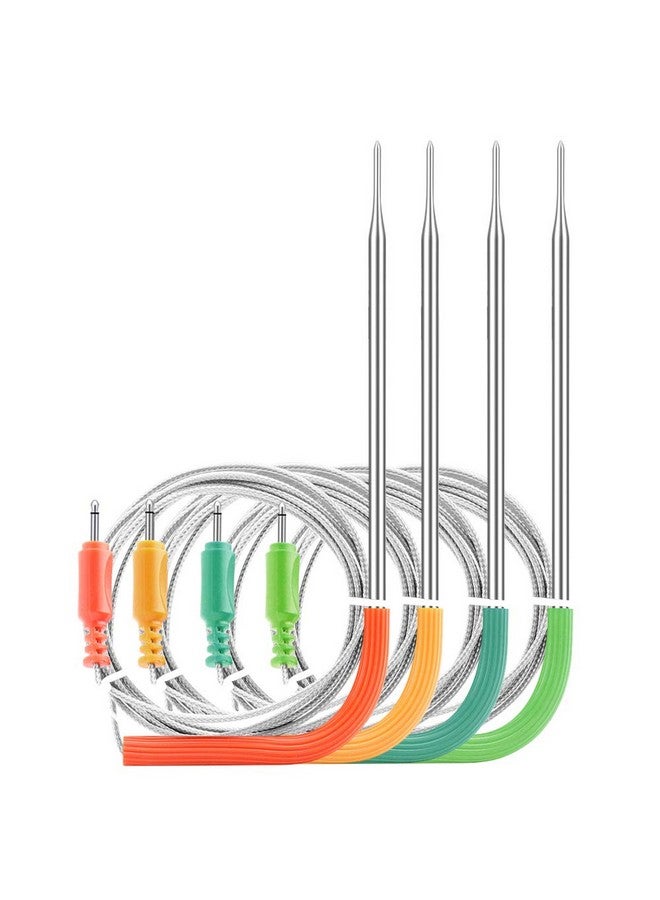 Inkbird WiFi Meat Thermometer 4-Pack Kit with Replacement Colored Probe, Compatible with IBBQ-4T - Image 1