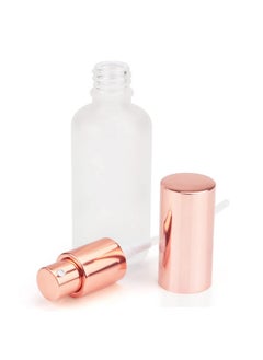 12 Pack2 Oz Frosted Fine Mist Atomizerempty Glass Spray Bottles With Rosegolden Pump Capprotable Travel Liquid Holder Containers For Perfumeessential Oilsstickerspipette&Funnel Included - pzsku/Z3420718D53E51D1D86CBZ/45/_/1710088763/5d3aa081-3103-4aef-ae16-00c95bf54b3f