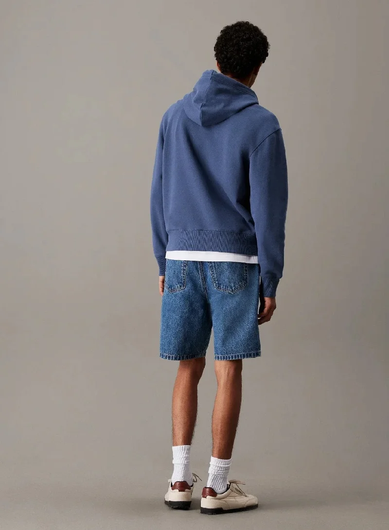 Calvin Klein Jeans Logo Appliqué Hoodie