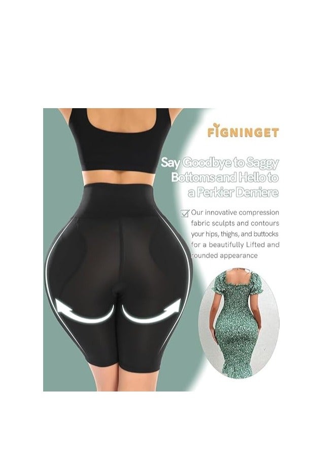 Showday High Waisted Shapewear for Women Womens Butt Lifter Padded Lace Panties Seamless Hip Enahncer Body Shaper Boyshort Underwear - Image 5