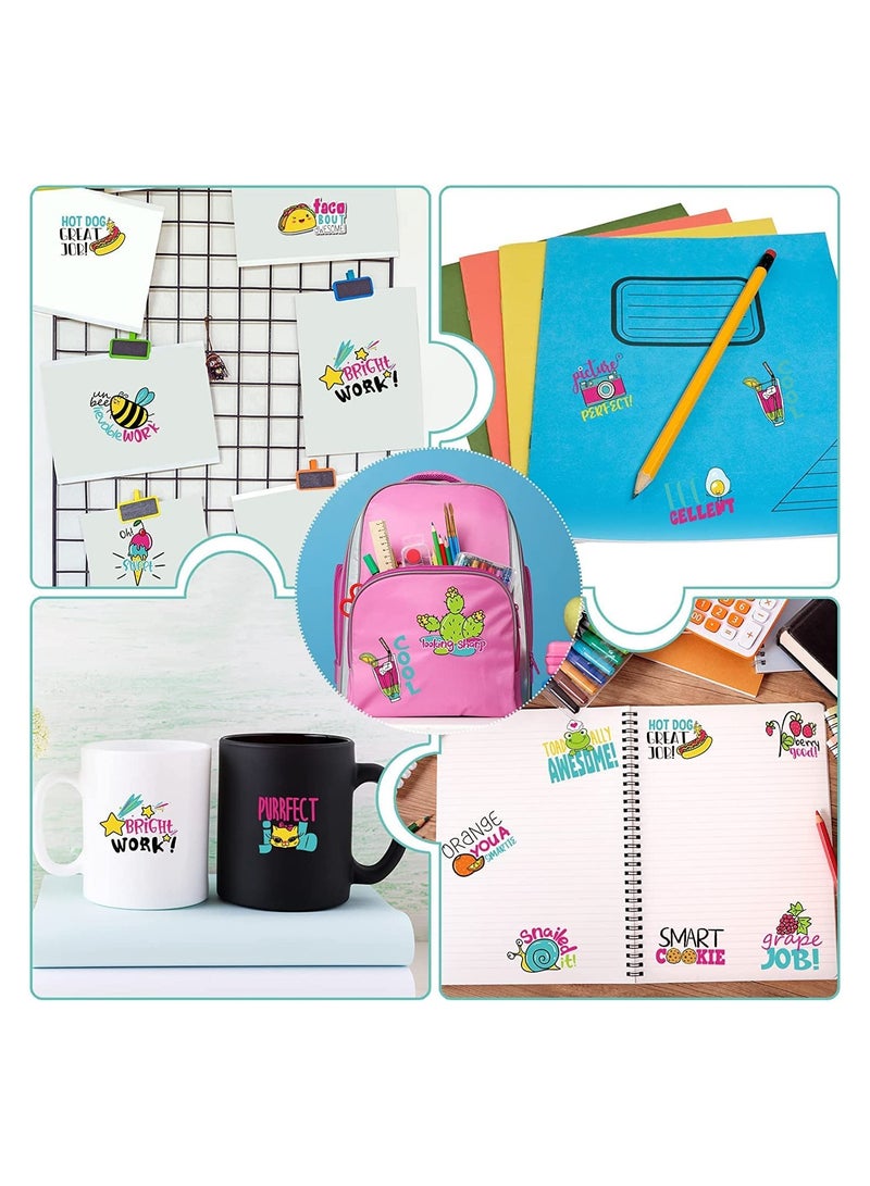 UP TO DATE Motivational Stickers for Kids – 400 Pieces  Make learning fun and rewarding with this set of positive stickers for kids! 🦁🐼🐰  ✅ 400 colorful stickers with cute cartoon designs.  ✅ Adorable animal shapes perfect for decorating notebooks, reward charts, or crafts.  ✅ Great as classroom rewards, motivational tools, or fun gifts for students at school or home.  ✅ Safe, easy to stick, and removable without damage.  🎉 A perfect way to spread positivity and encouragement, keeping kids motivated and happy while learning - Image 5
