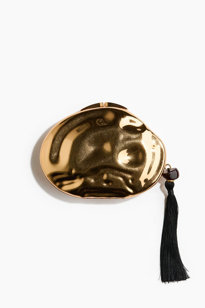 H&M Asymmetric metal clutch