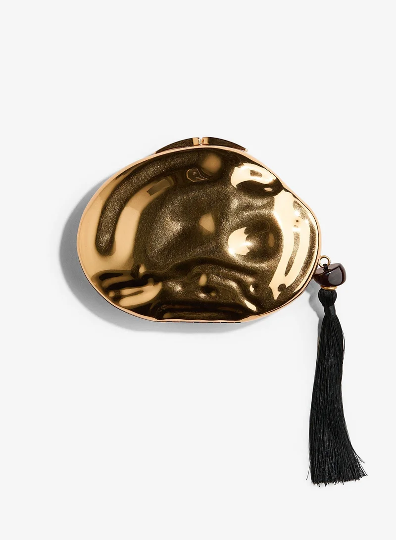 H&M Asymmetric metal clutch