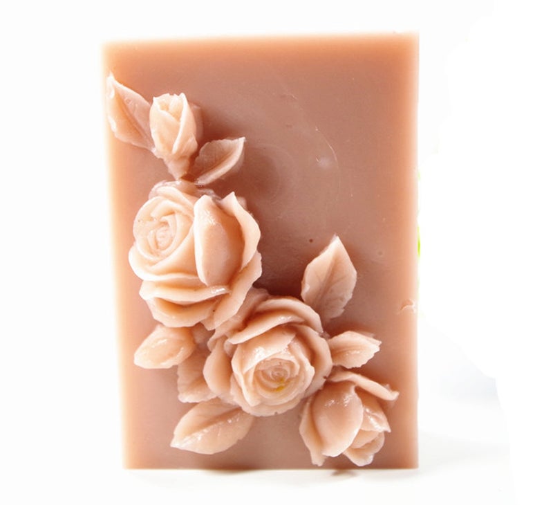 Longzang Love Rose Mould S377 Craft Art Silicone Soap Mold Craft Molds DIY Handmade Candle Molds - Image 2