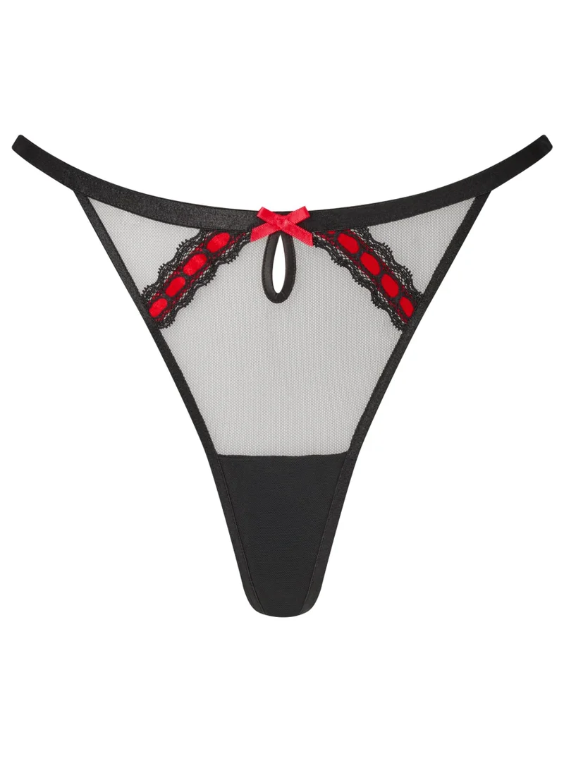Ann Summers Black/Red Ann Summers Roxanne String for Women | Best Price UAE