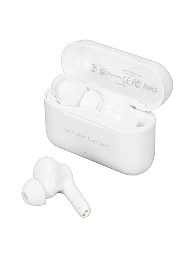 General M6 Smart Bluetooth Translator Headset, 127 Language Translator, Real-time Voice Translator Earbuds, Noise Cancelling Microphone, Business Travel Study  - Image 1
