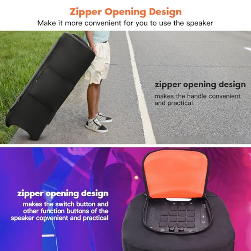 MRINCA Speaker Cover Compatible with JBL PartyBox 1000, Scratch-Resistant, Dustproof, Portable Case with Storage Bag for Outdoor Party Speaker - Image 5