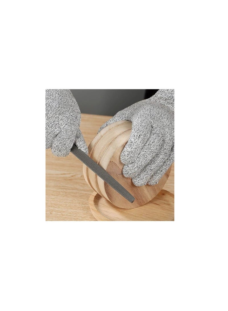 Cut Resistant Gloves Food Grade, LEVEL 5 Protection Safety Kitchen Cuts for Oyster Shucking, Fish Fillet, Processing, Mandolin Slicing, Meat Cutting and Wood Carving - Image 3