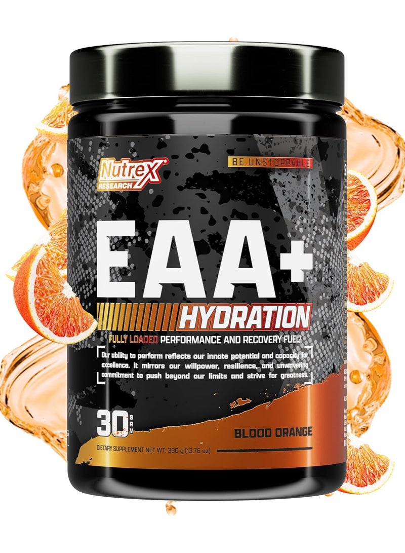 Nutrex Research EAA+ Hydration Refuel Build Muscle Building Endurance And Muscle Recovery Blood Orange Flavor - Image 2