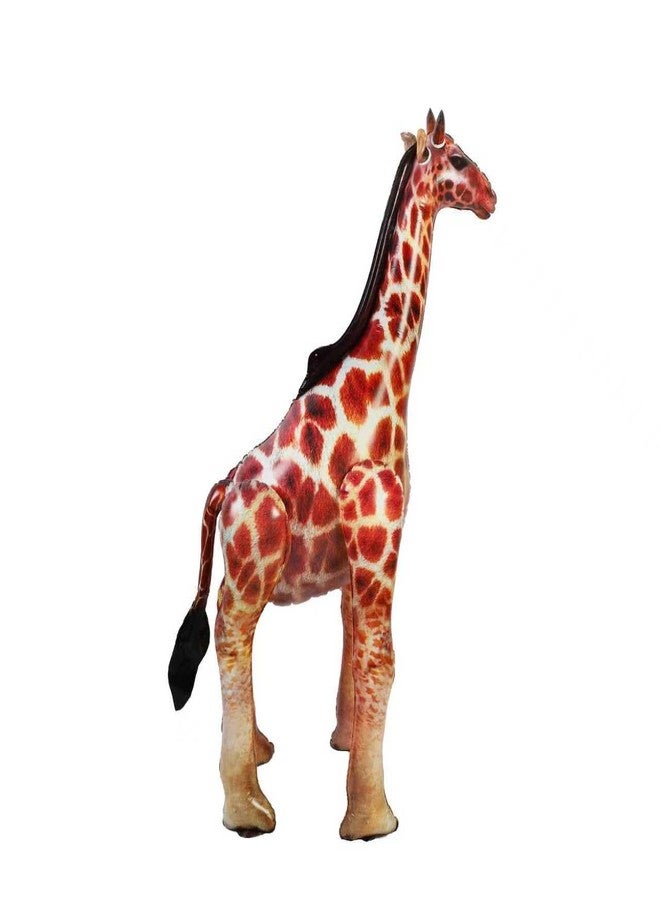 ILEISURELY ILILEISURELY Inflatable Giraffe,37inch Realistic Safari Jungle Animal Balloon for Birthday Baby Shower Wedding Party Decorations Wildlife Photo Prop - Image 1