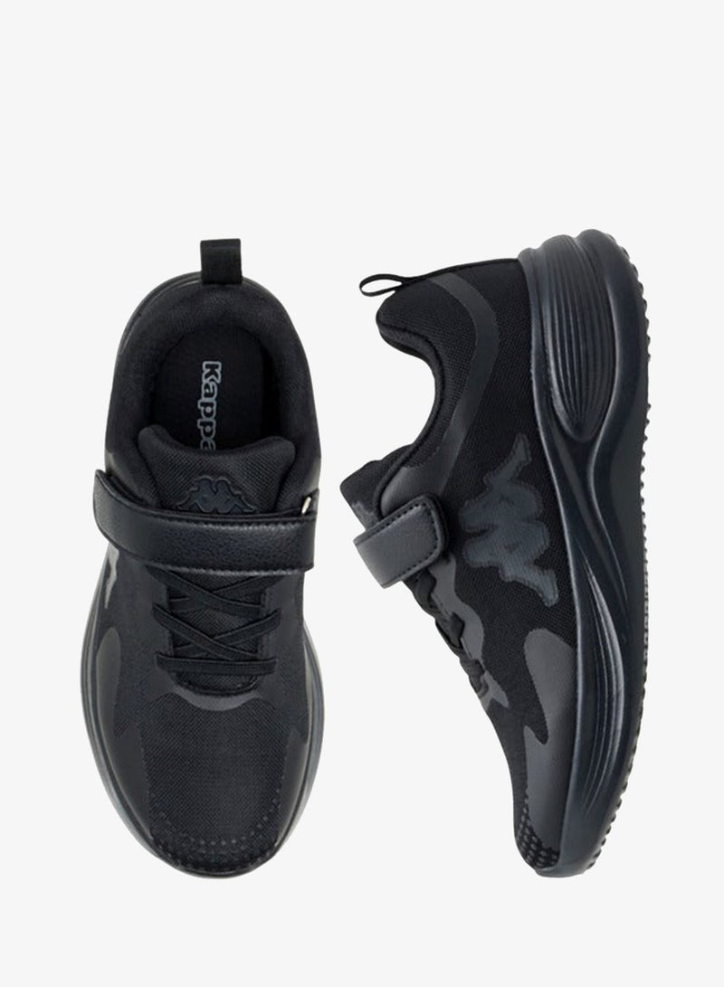 Kappa Girls' Logo Detail Sports Shoes with Hook and Loop Closure - Image 3