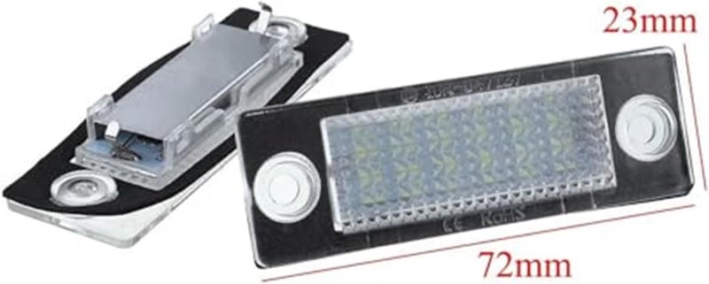 Vuzmode 2pcs LED License Plate Light for VW Models - Image 3