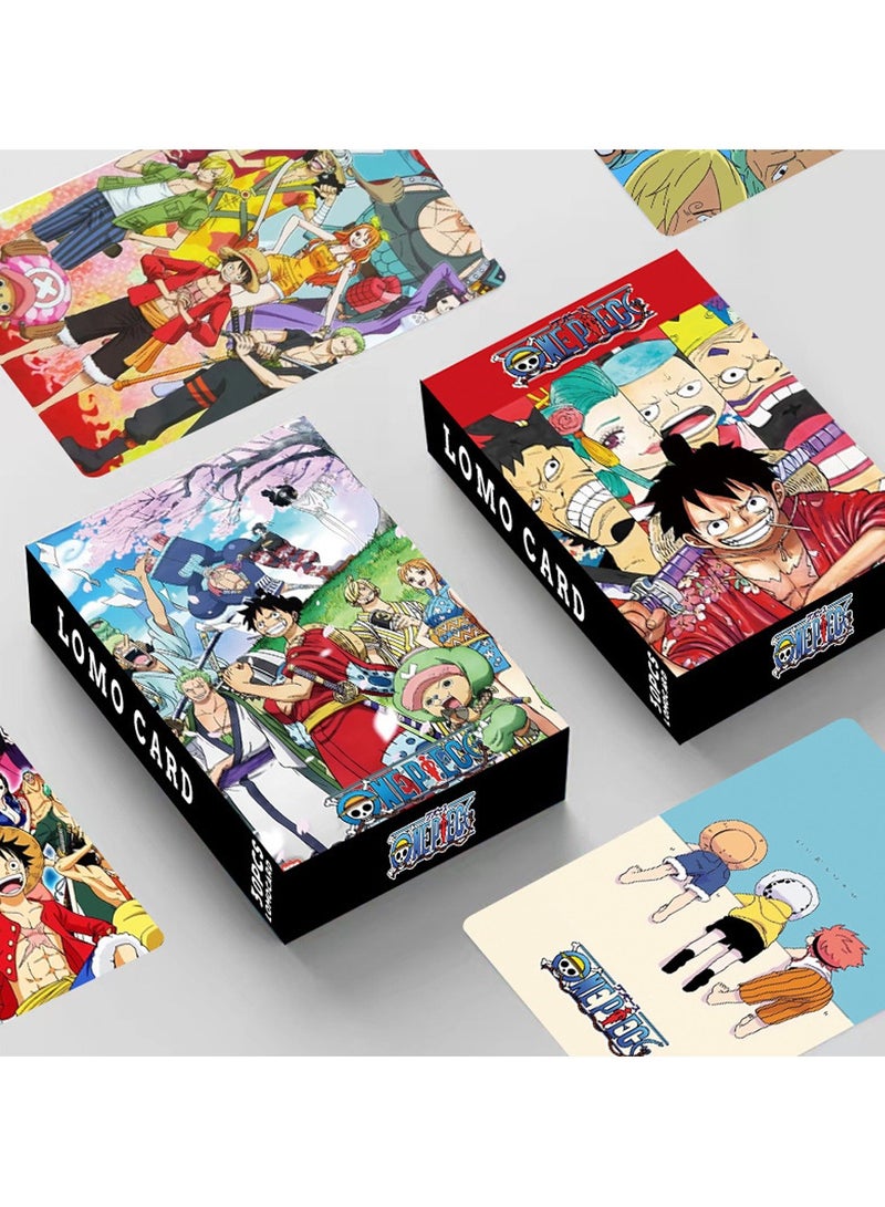 Generic 30-Piece One Piece Double-Sided LOMO Cards Anime Collectible Trading Card Set  - Image 1