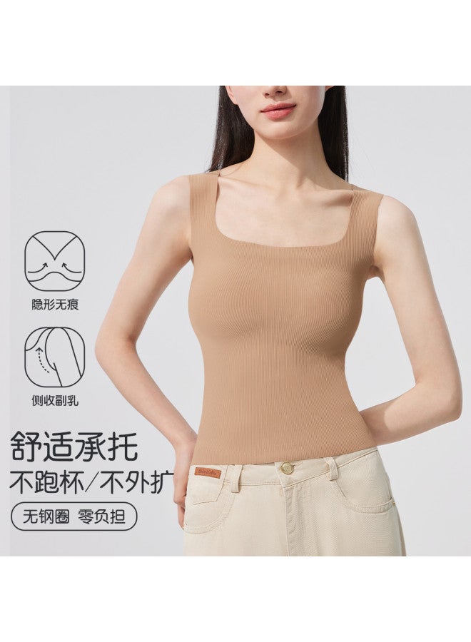 MIIOW Women'S Padded Camisole & Tank Top For Layering Or Outer Wear - Image 3