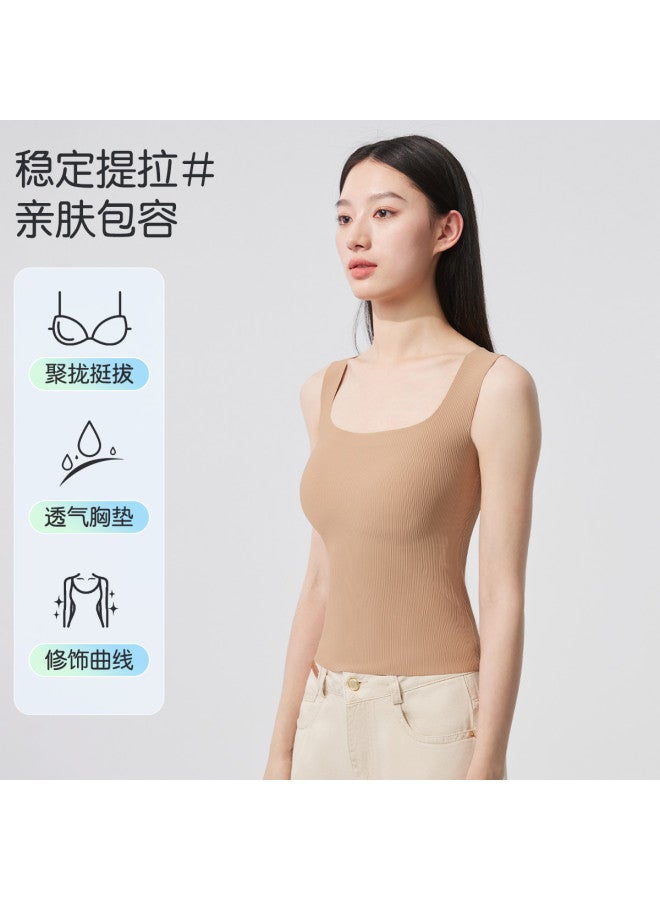 MIIOW Women'S Padded Camisole & Tank Top For Layering Or Outer Wear - Image 4