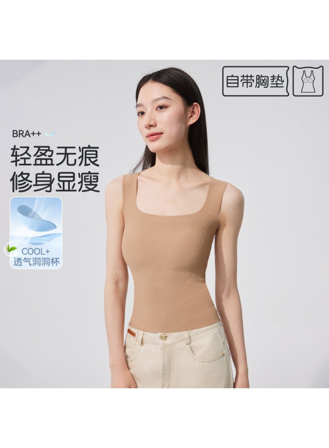 MIIOW Women'S Padded Camisole & Tank Top For Layering Or Outer Wear - Image 2