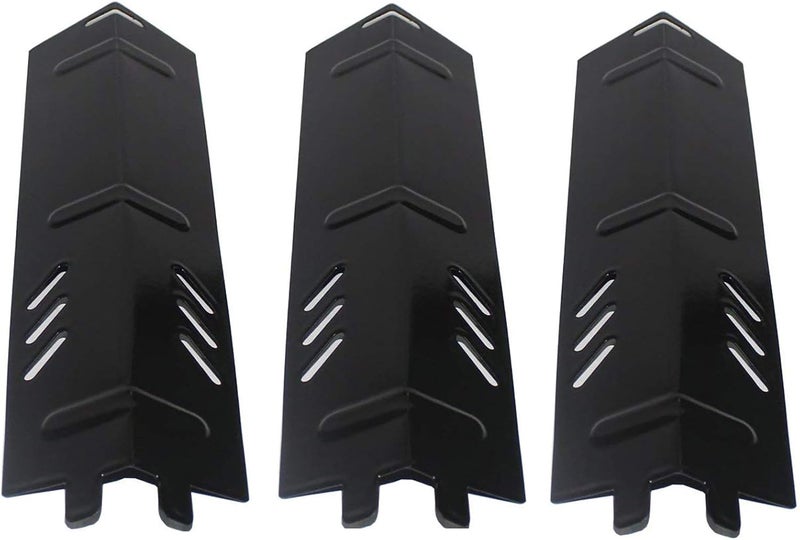 Criditpid BBQ-Element Grill Heat Plate Replacement Parts for Backyard Grill BY13-101-001-11, BY14-101-001-01, BY16-101-002-05, GBC1429W, Porcelain Steel Heat Tent Burner Cover for Uniflame GBC1329W. - Image 1