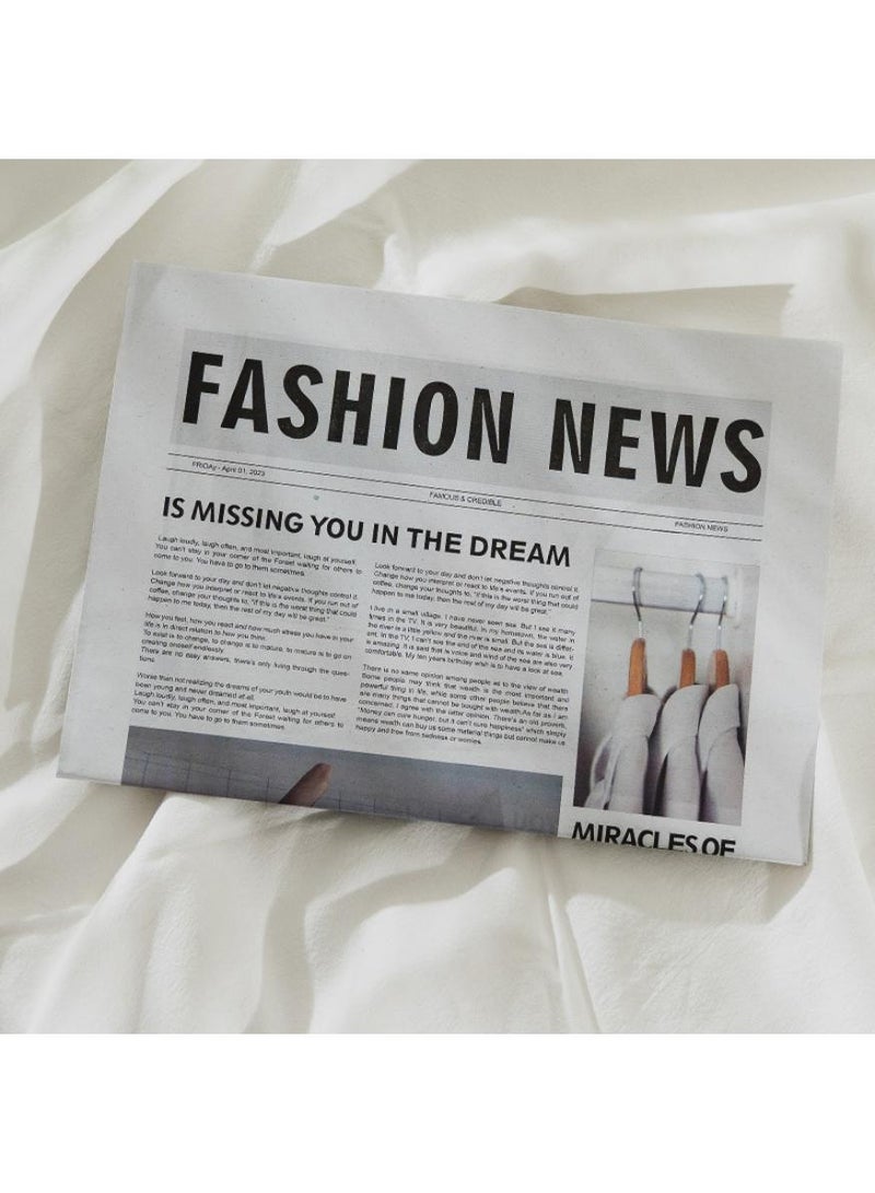 حياة كومفورت صحيفة انجليزية صور الدعائم الأزياء والملابس والزينة المنزلية والمواد الغذائية التصوير الفوتوغرافي الدعائم الخلفية الزهور ورق التغليف الديكور الغلاف الجوي ورق جرائد مزخرف للديكور - Image 5