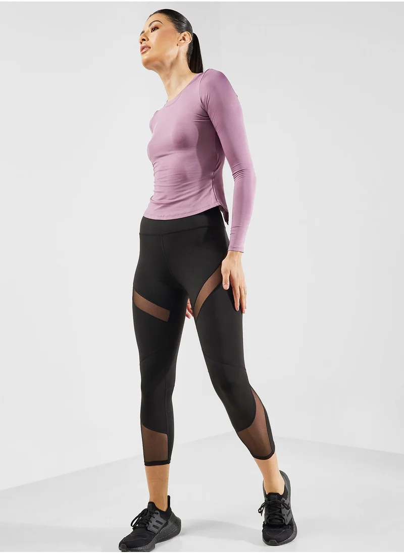 فورورد Back Cut Out Detail Fitted Top